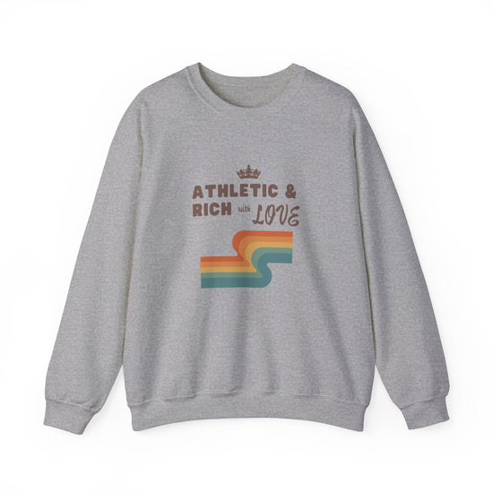 Athletic Rich With Love Unisex Sweatshirt