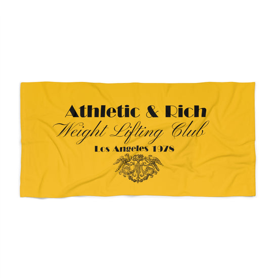 Athletic & Rich Sporty Large Beach Towel